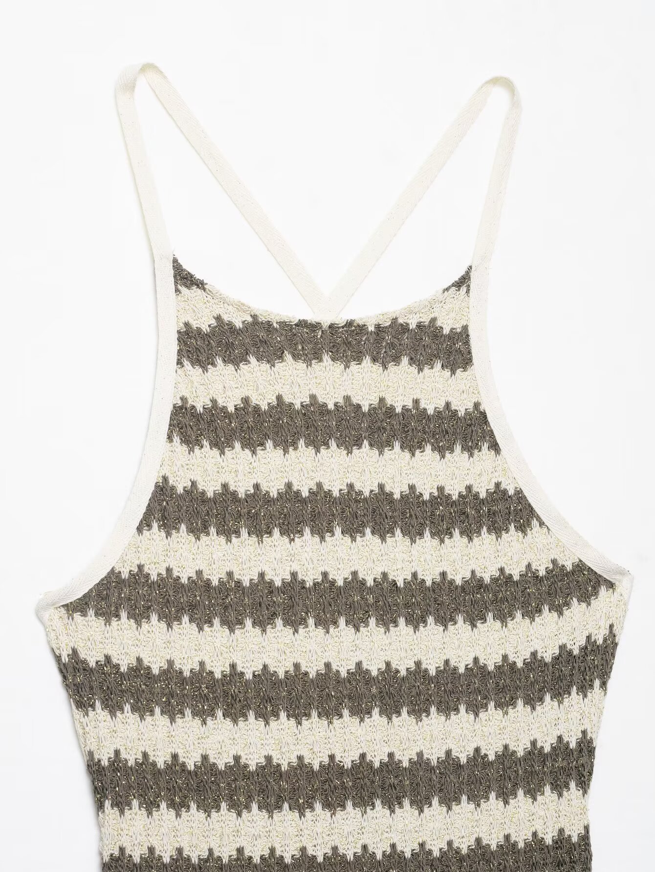 Sleeveless Long Cutout Laced Graphic Dress