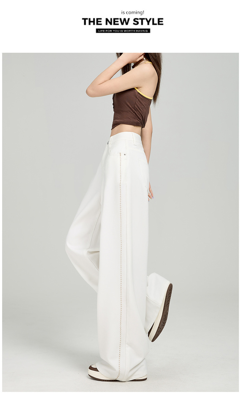 Women's Wide-Leg Jeans with Loose and Slimming Straight Leg Pants