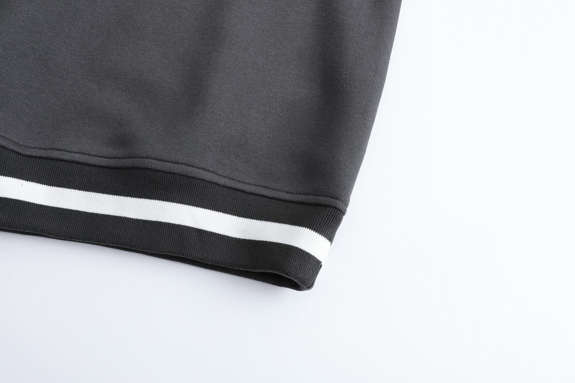 Japanese Retro Letter Vee Neck Oversized Wrist-Length Sweatshirt