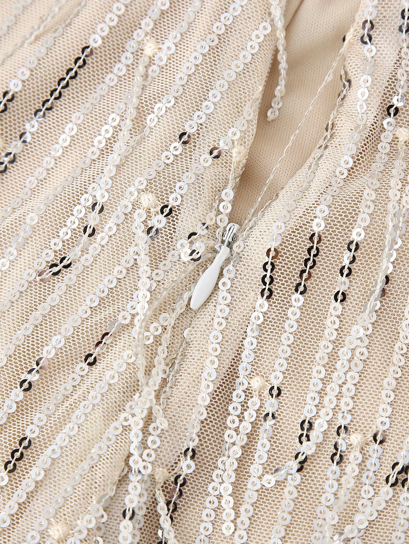 Sparkle Panel Empire Bodycon Skirt