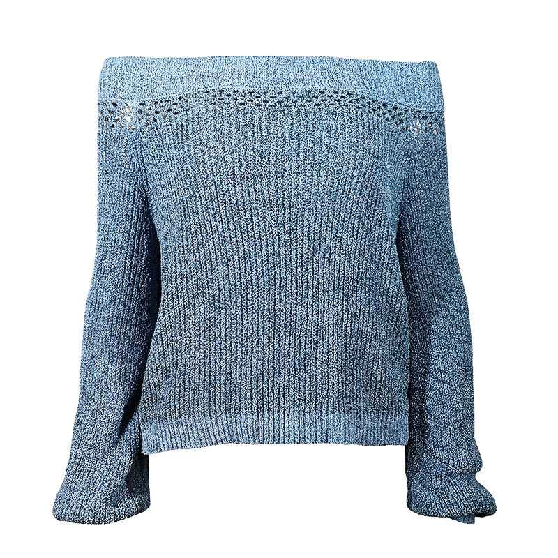 Asymmetric Neckline Slouchy Balloon Stretch Top