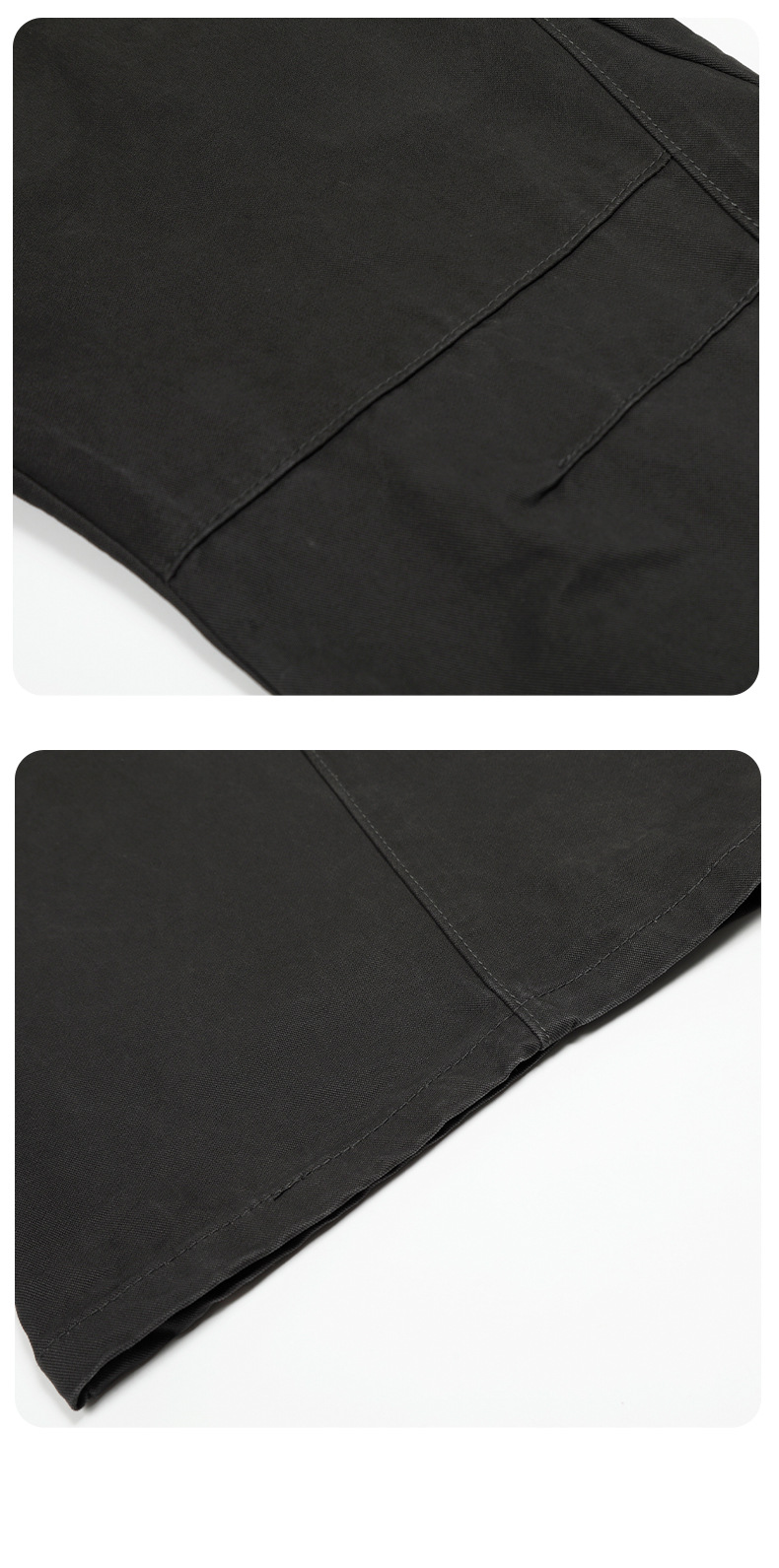 Carbon Grey Flared Denim Pants for Men and Women
