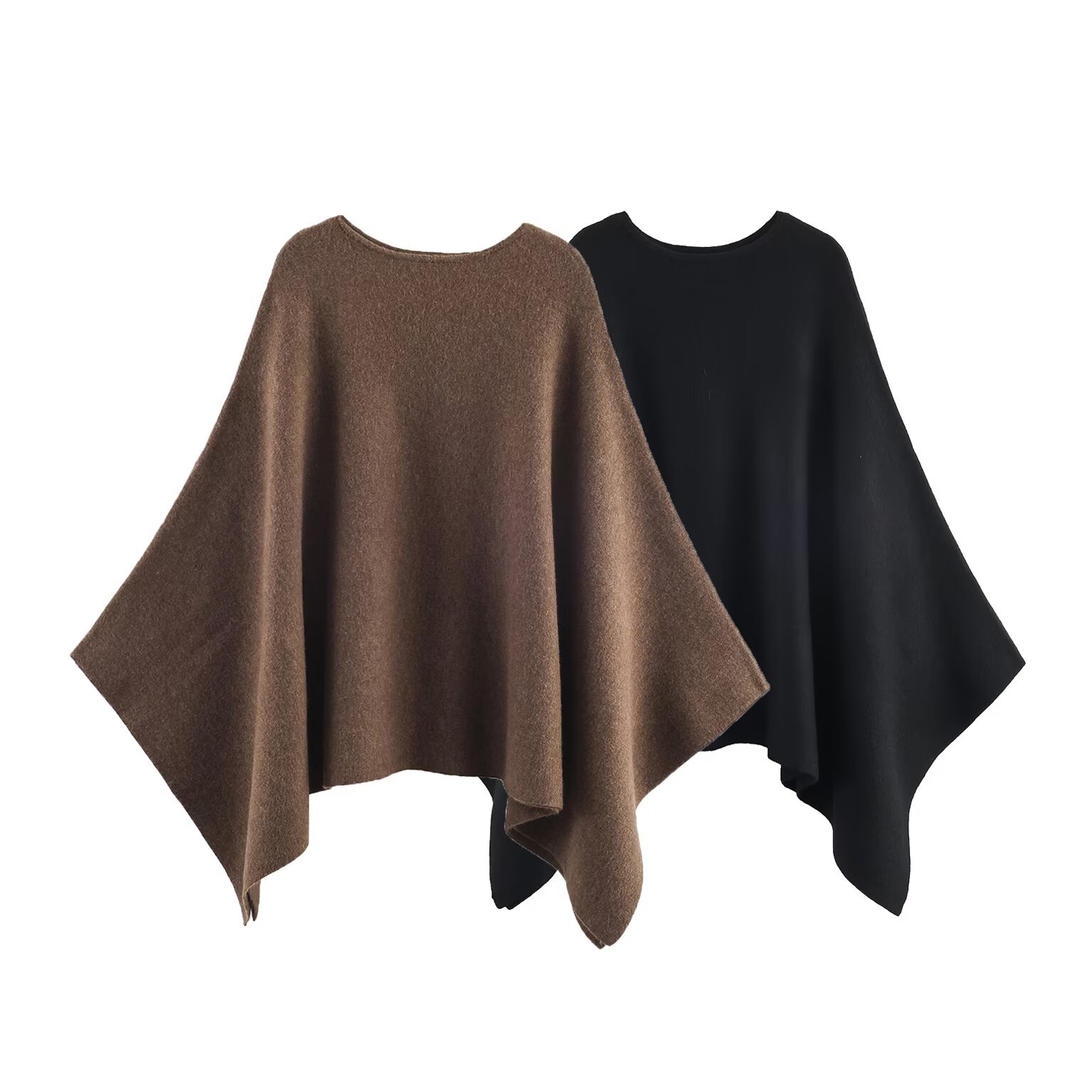 Plain Cape Polyester Crew Collar Shirt