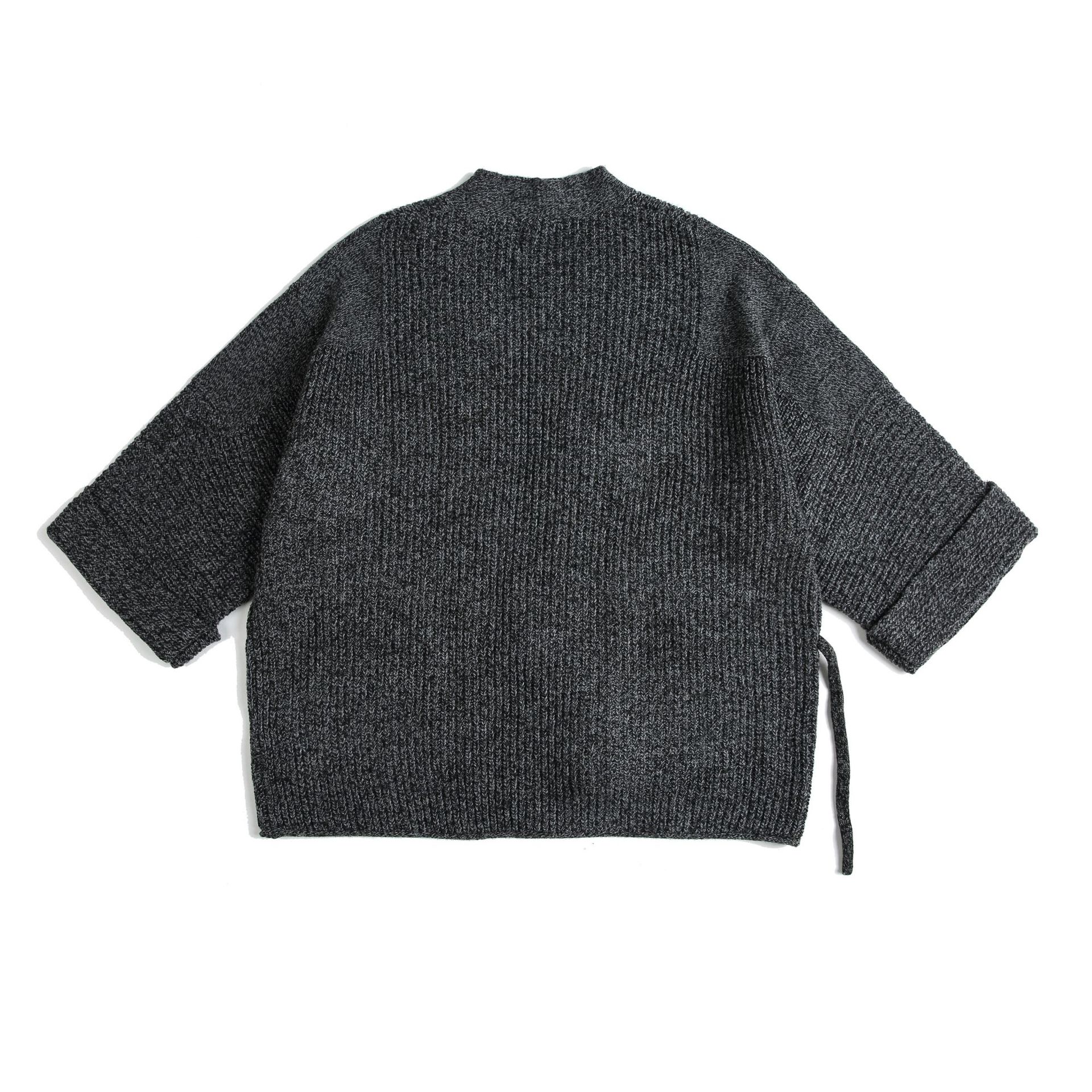 Polyester Plain Oversized Dolman Cardigan
