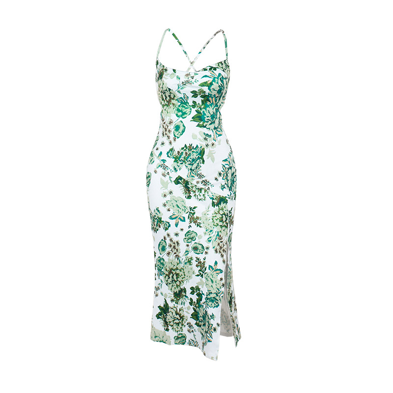 Sleeveless High Waist Irregular Hem Dress