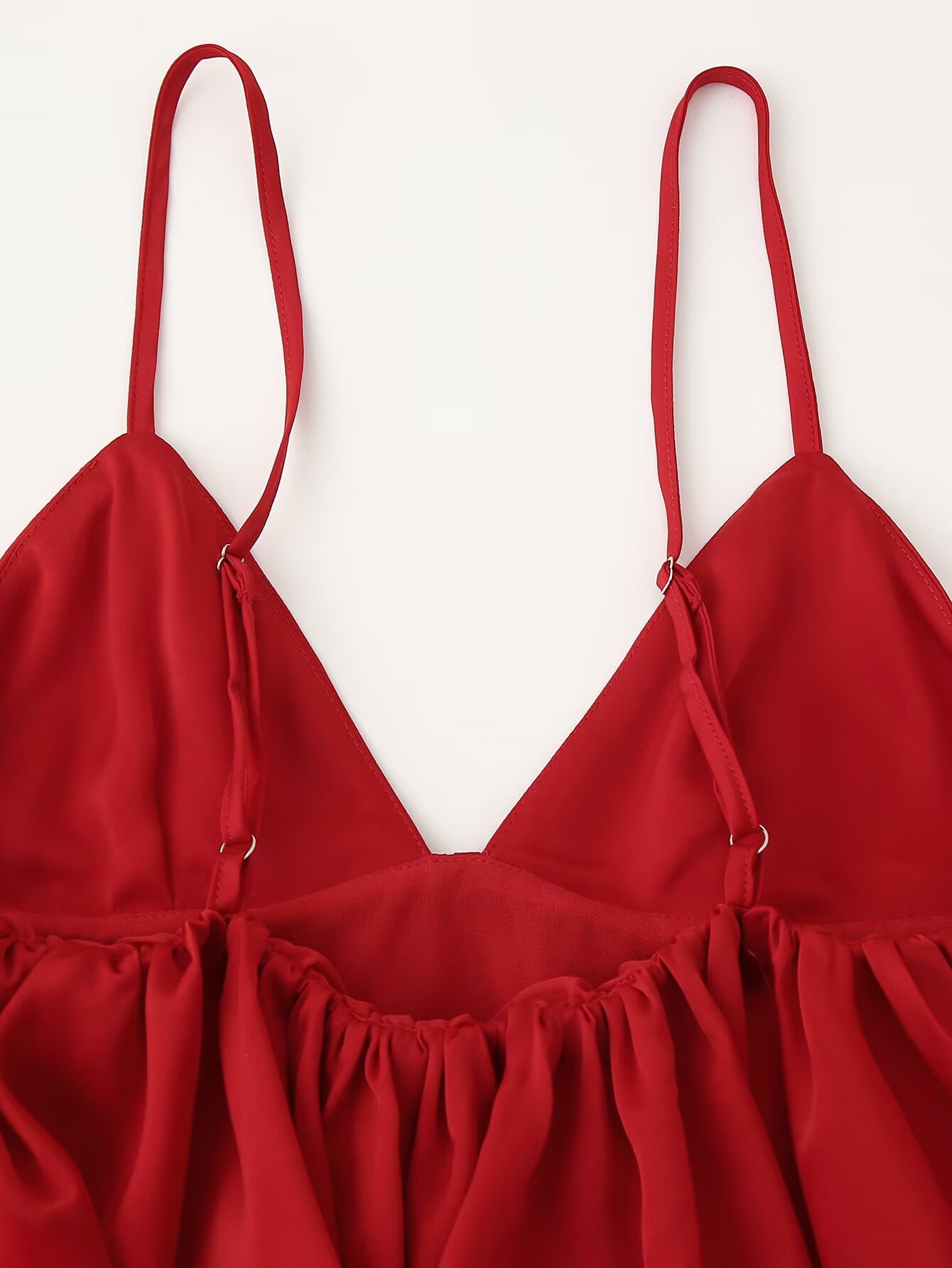 Ladies Sleeveless Fuzzy Solid Cami