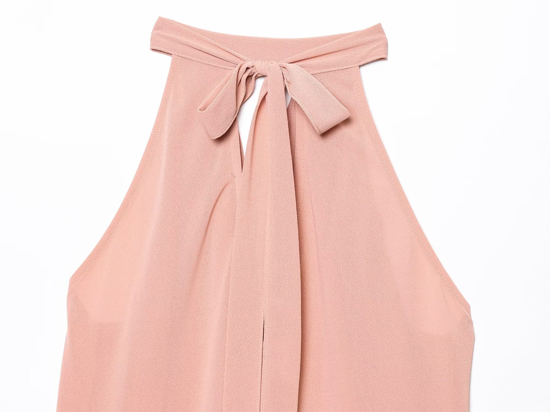 Women's Clothing INS Internet Celebrity Sexy Layered Decorative Halter Neck Top