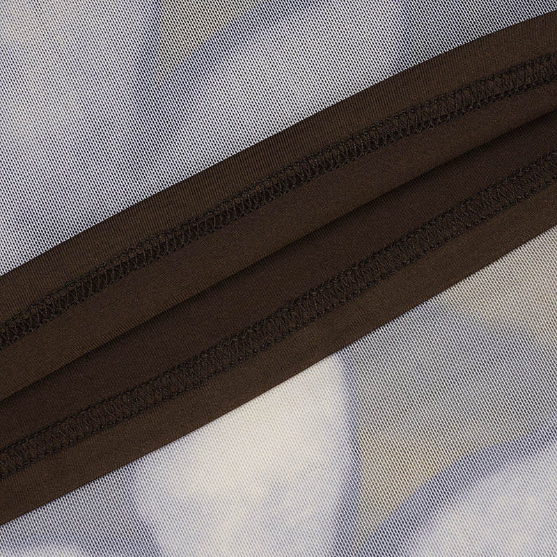 Patterned Form-Fitting Female Skirt