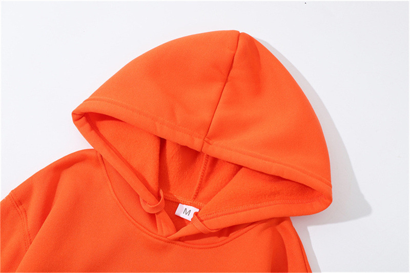 Hip Hop Streetwear Plain Loose Hoodie