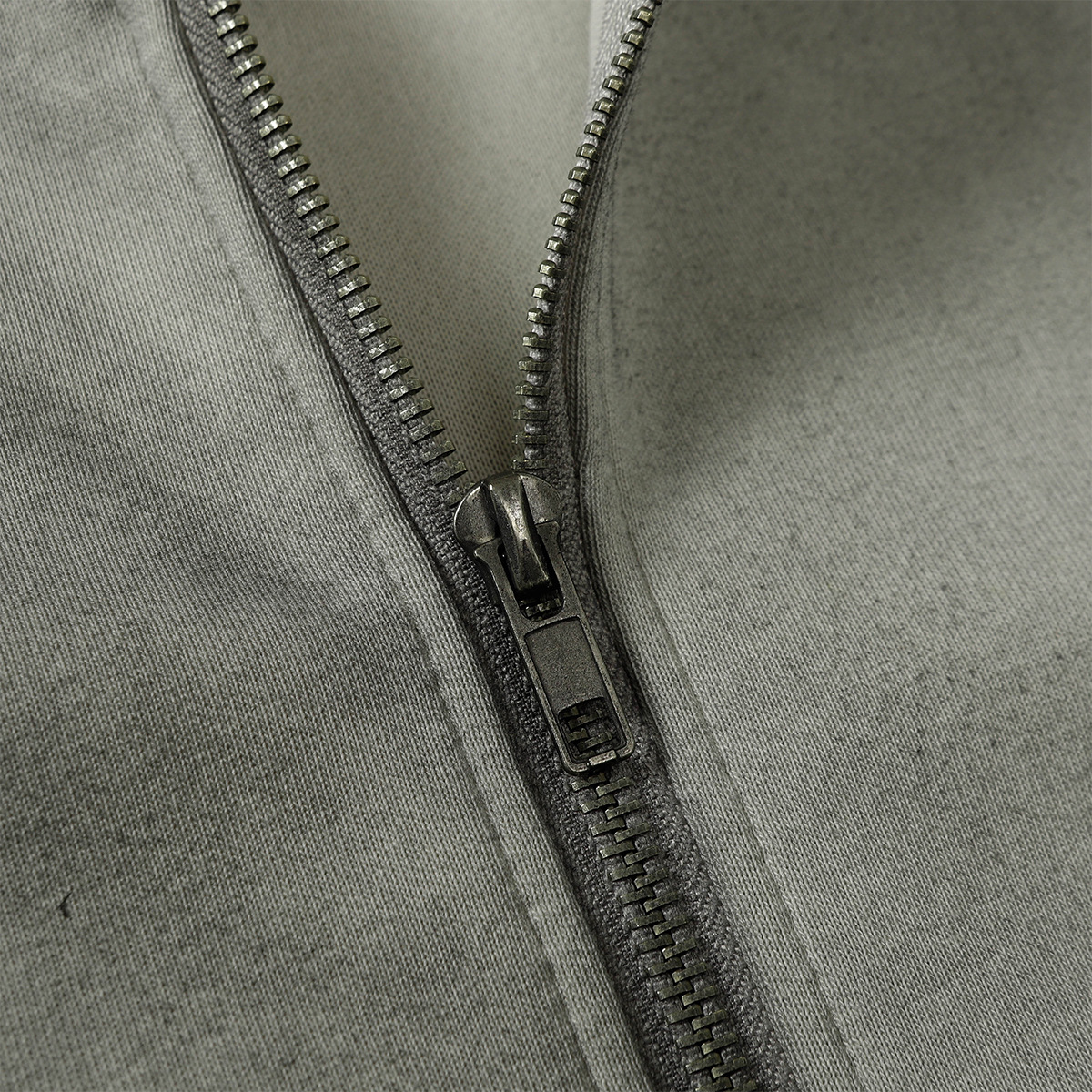 American Vintage Loose Fit Zipper Front Hoodie