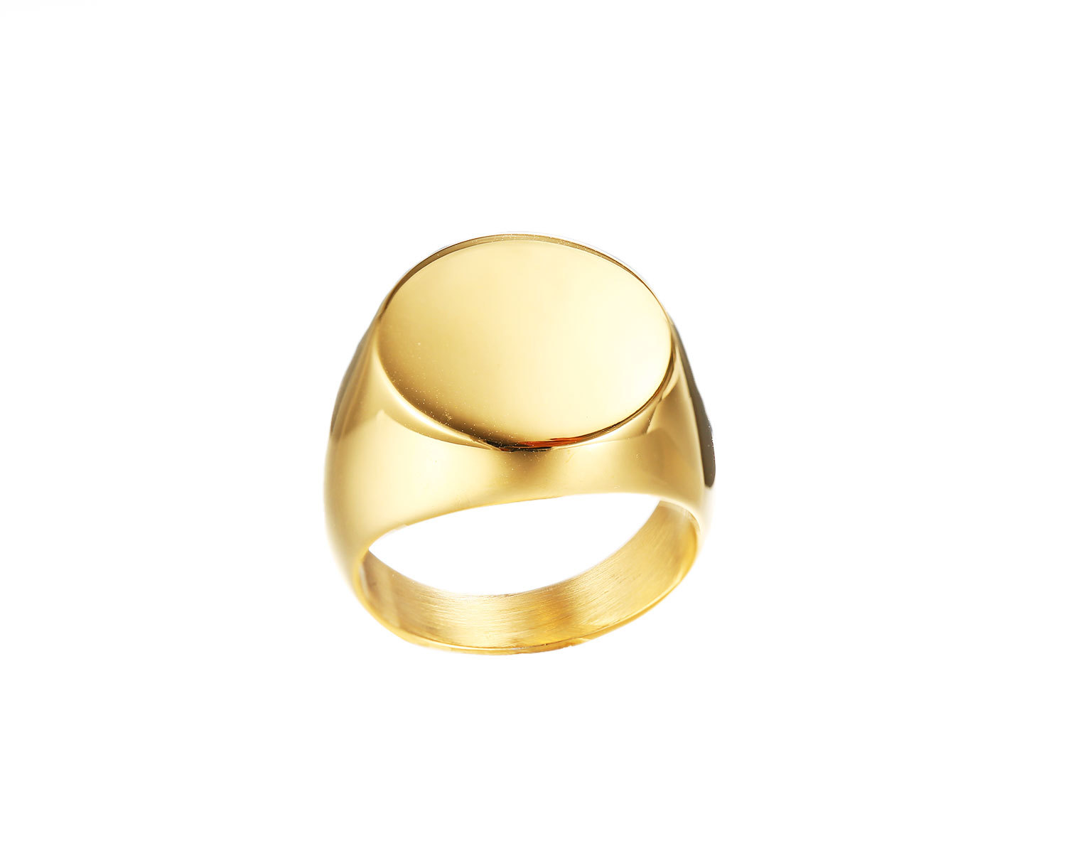Glossy White Gold Geometric Exquisite Women's Jewelry Net Red Ins Jewelry Stainless Steel Ring