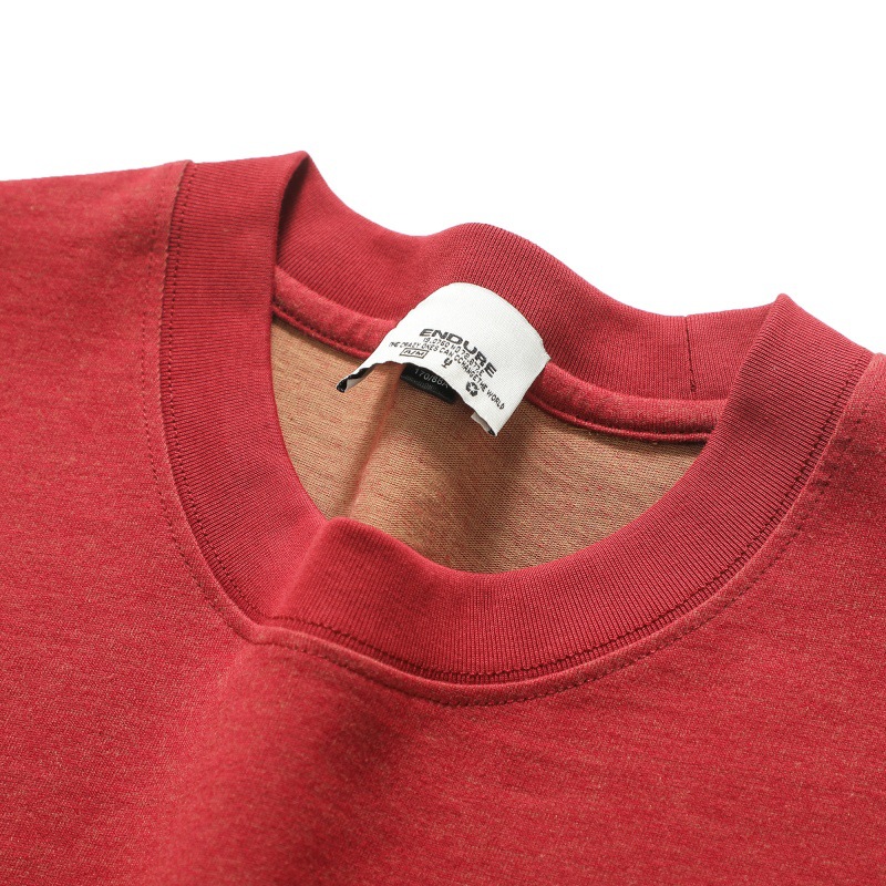 Letter sticker color blocked loose small collar short sleeved T