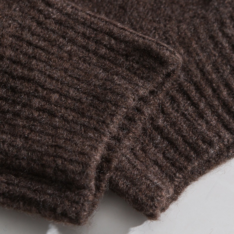 Loose Fit Japanese Workwear Color Block Sweater