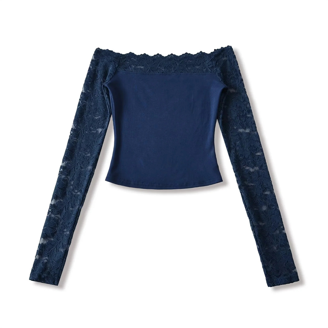 Private Celebrity Single-Strap Slim Fit Cropped T-Shirt