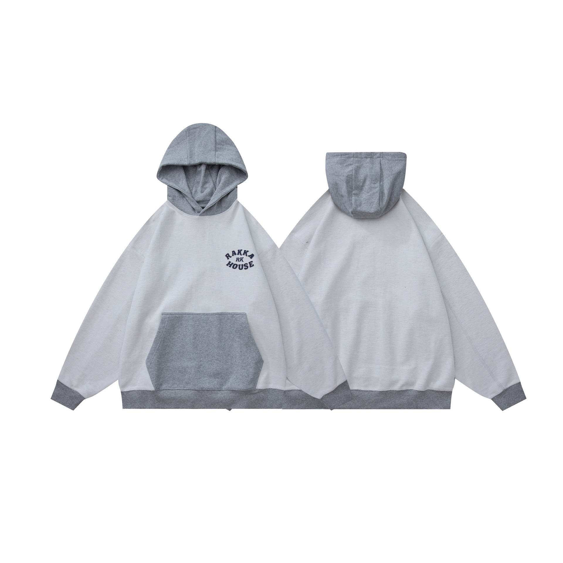 Cotton Oversized Typographic Hoodie