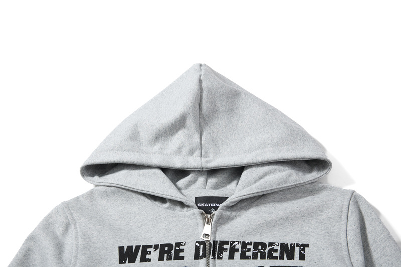 Urban Retro Musician Graphic Zippered Hoodie