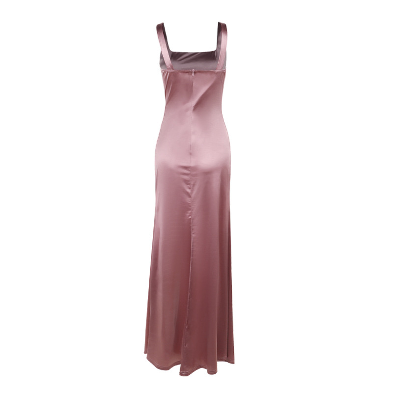 Square Neck High Waist Bodycon Dress