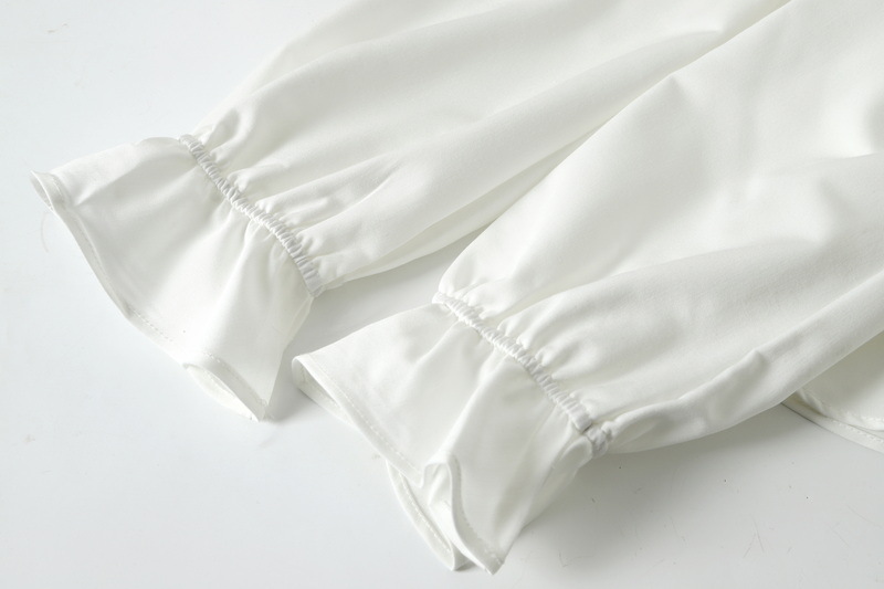 Short Sleeve Square Neck Loose Fit Commuter Shirt