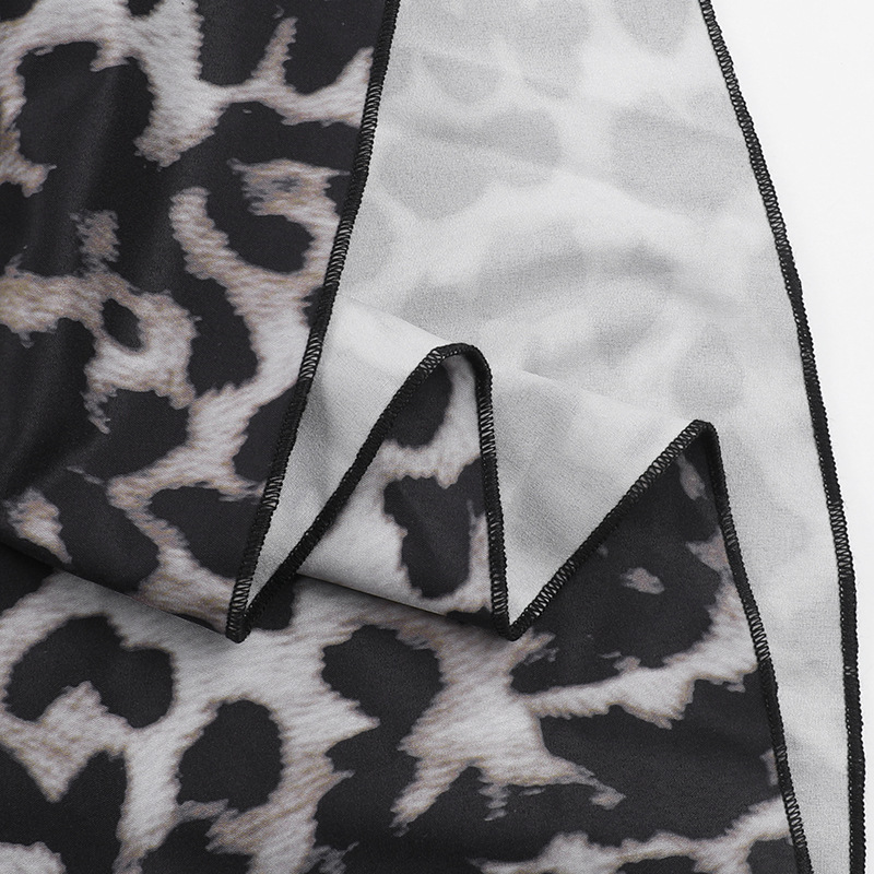 Bold Cheetah Pattern Sleeveless Maxi Dress