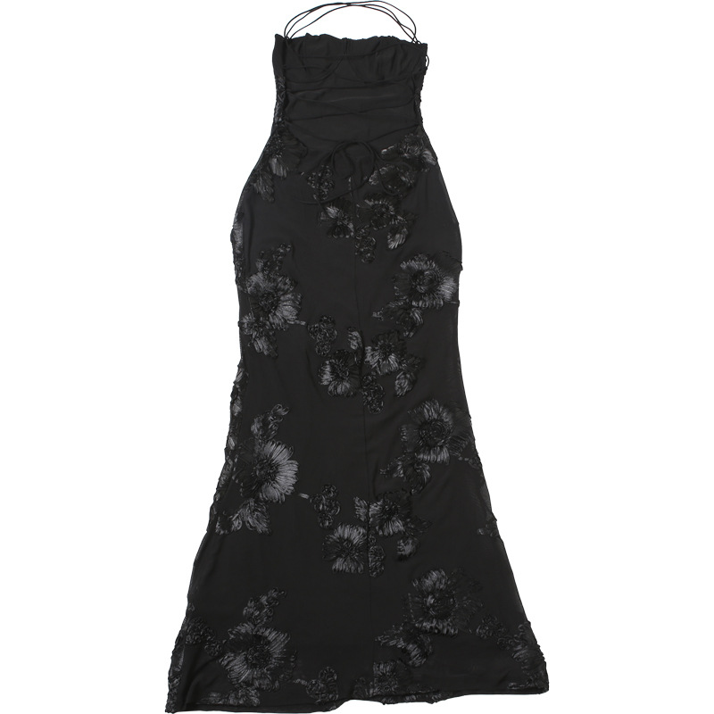 One-Shoulder Sleeveless High Waist Bodycon Dress