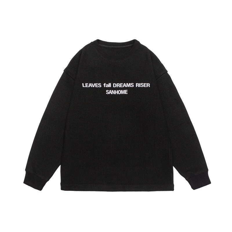 Japanese Workwear Color-Block Oversized Sweater