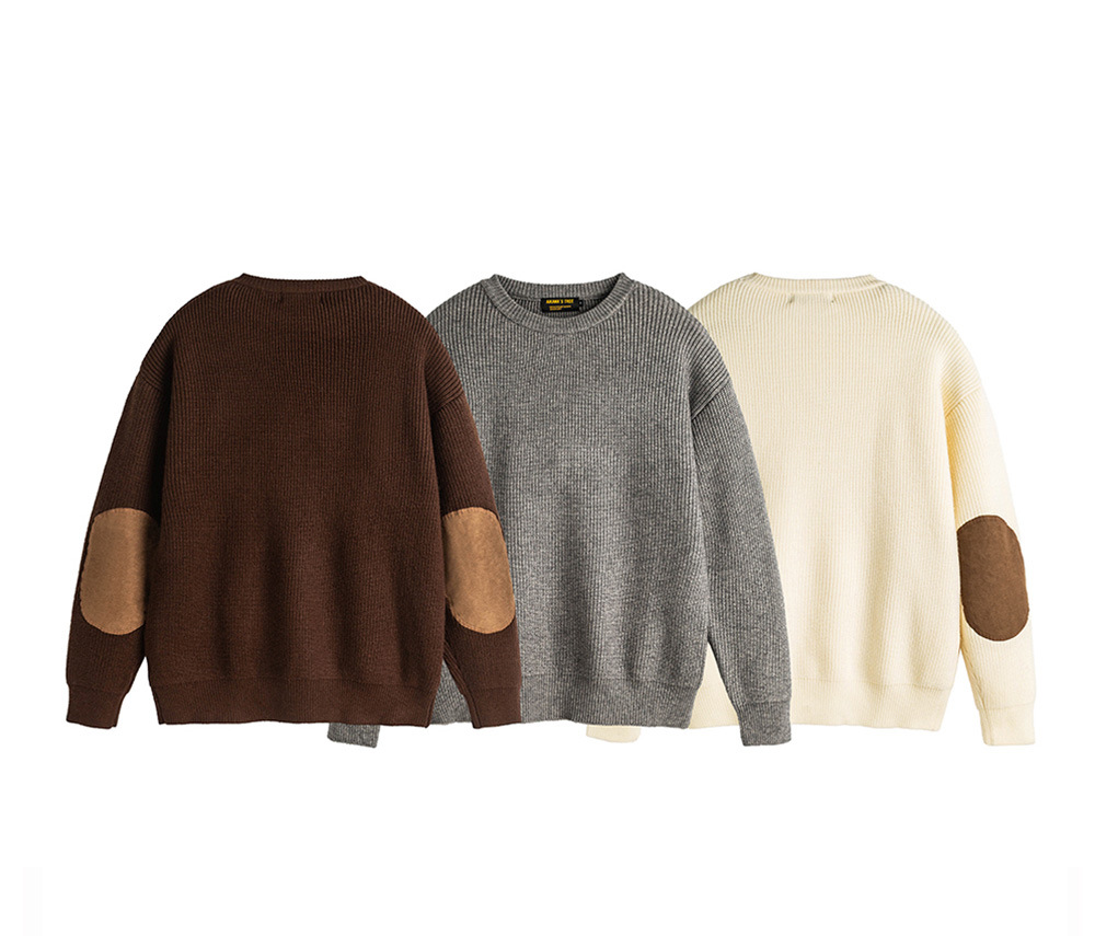 Japanese Fresh Ribbed Hem Oversized Long Sleeve Sweater
