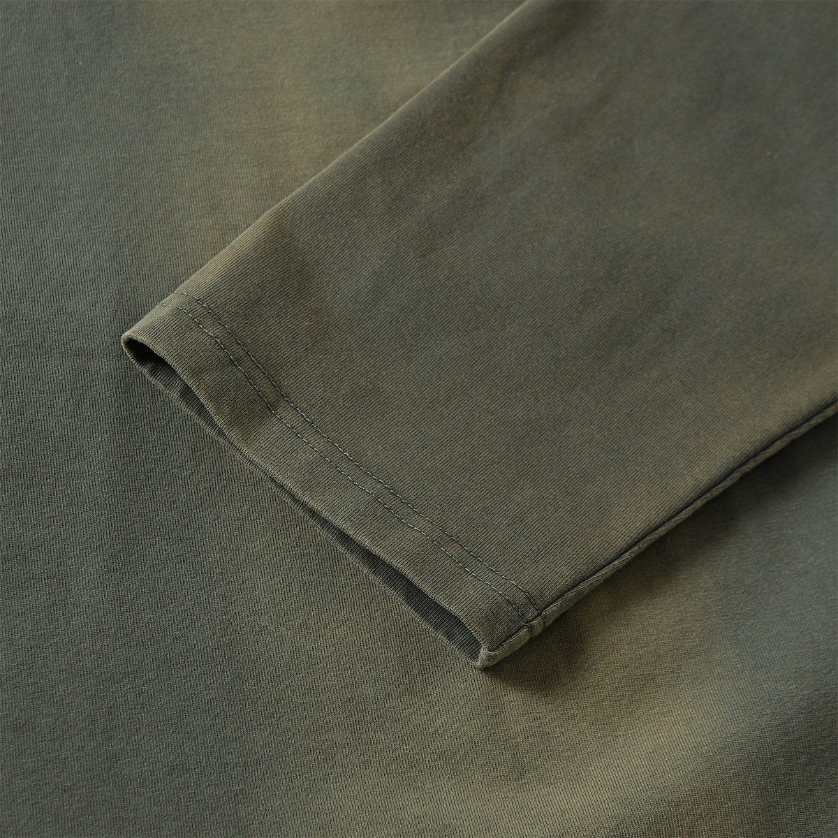 Vintage Button Placket Letter Sweatshirt