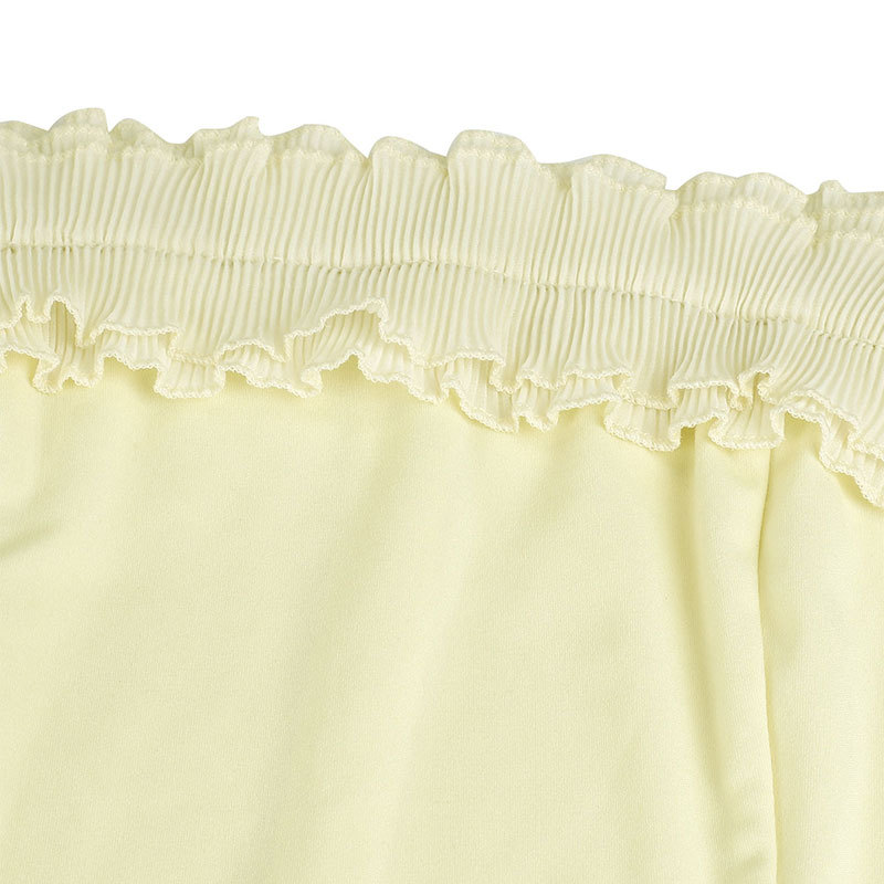 Asymmetrical Two-Tier Frill Sleeveless Mid-Calf Dress