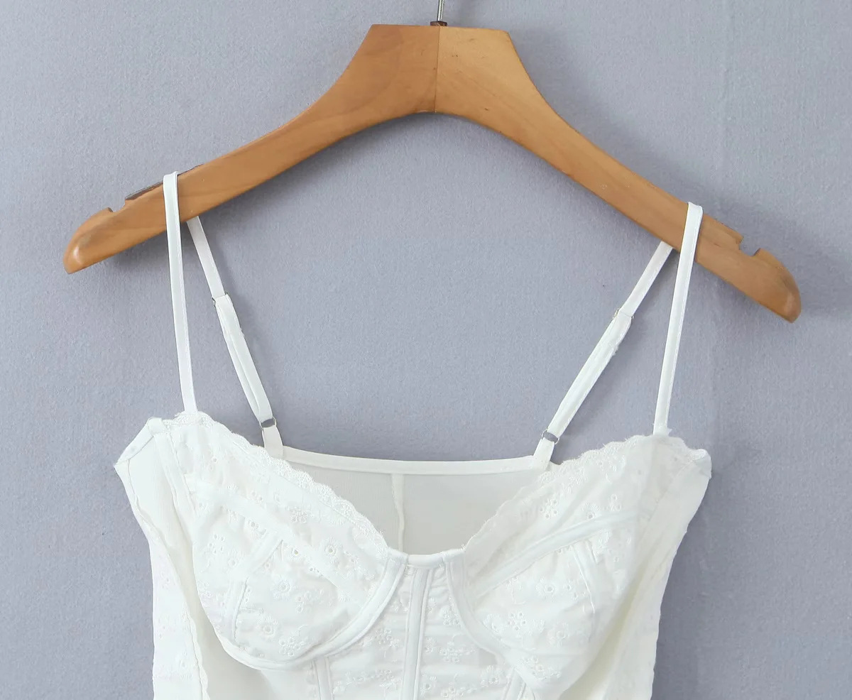 Slim Fit Strapless Solid Cami
