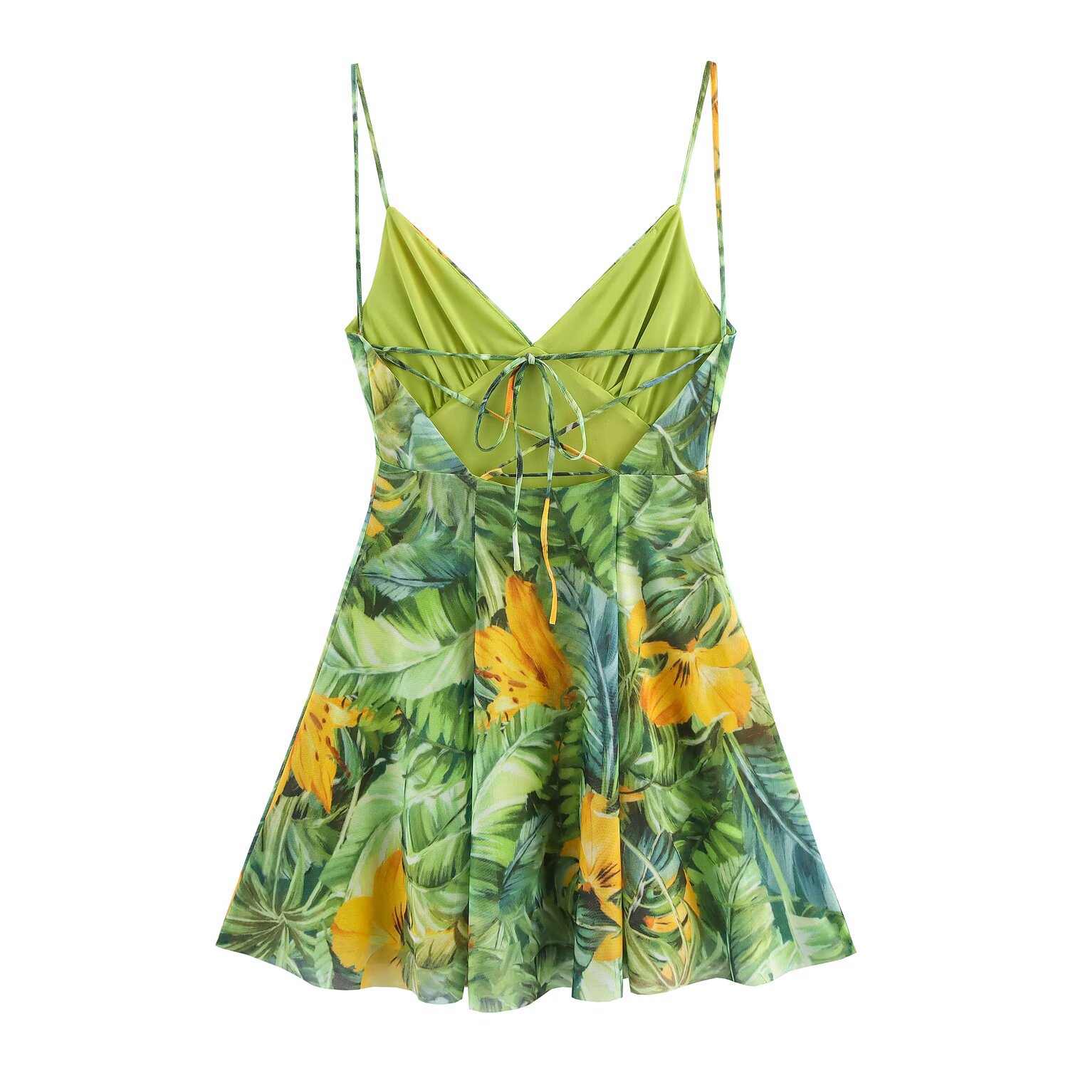 Women's Clothing Chiffon Printed Strapless Dress
