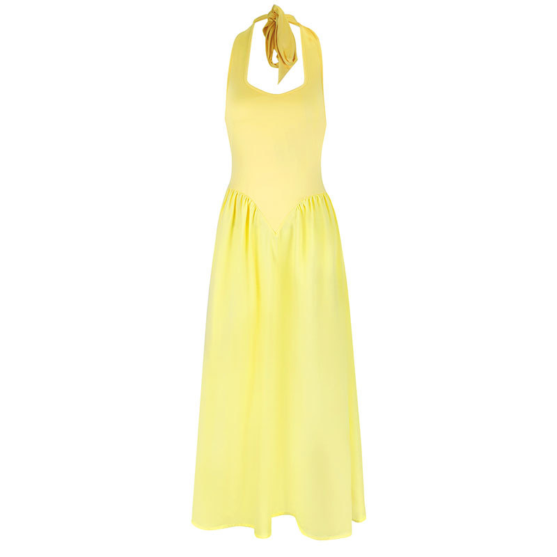 Polyester Sleeveless Vacation Maxi Dress