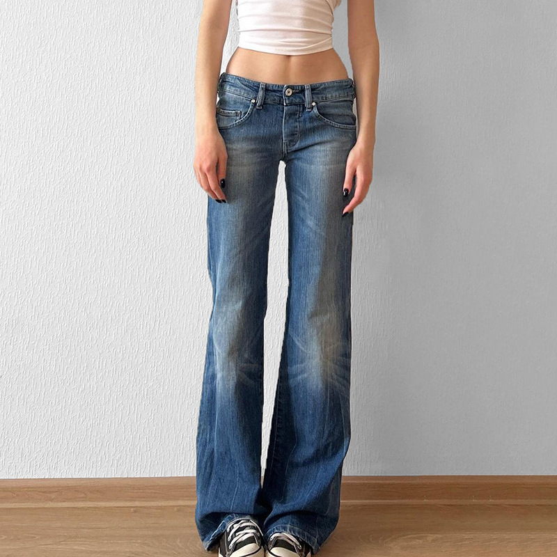 Basic versatile slim fit spicy girl jeans