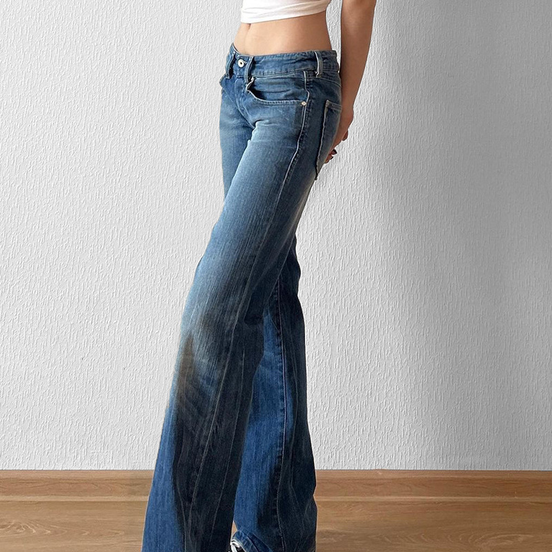 Basic versatile slim fit spicy girl jeans