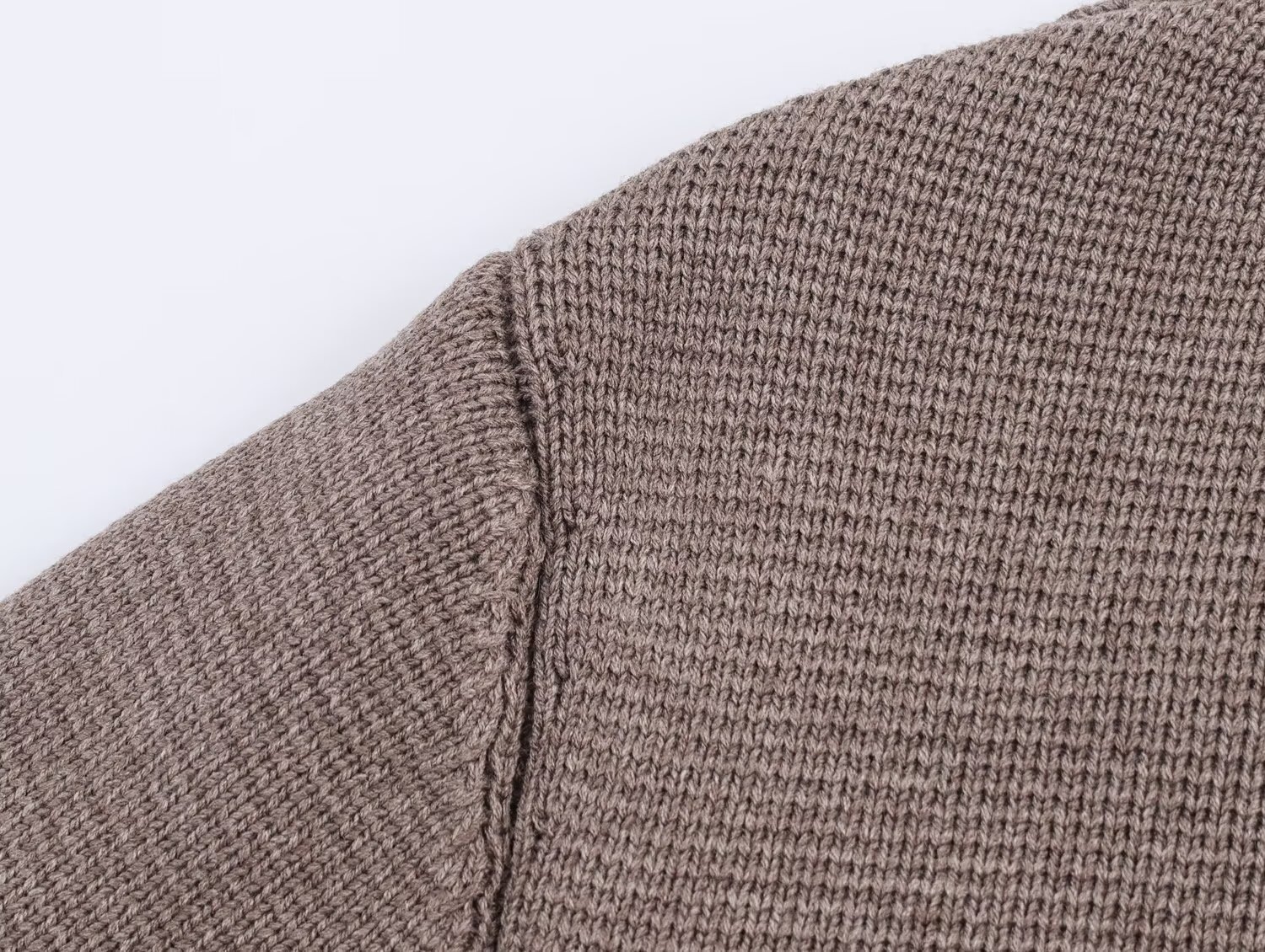 Ladies Plain Polyester Clasp Sweater