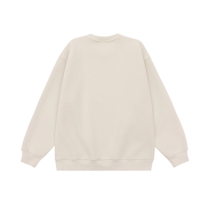 Oversized Cotton Blend Streetwear Pullover Hoodie
