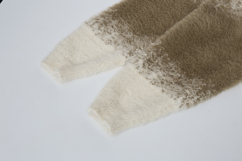 Oversized Jacquard Long Sleeve Sweater