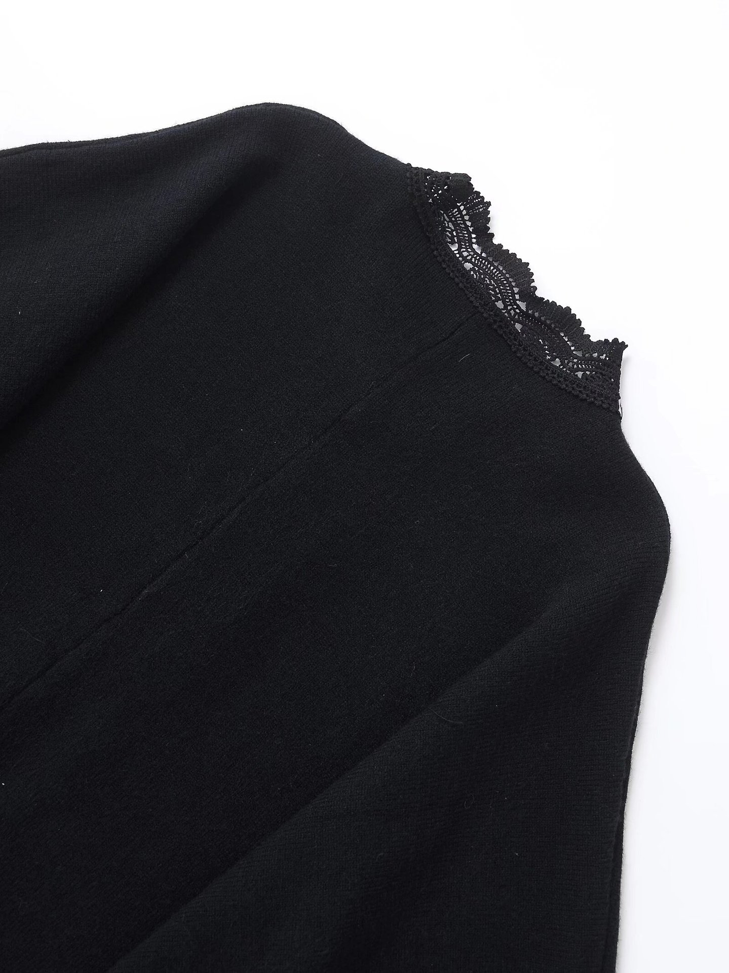 Regular Fit Loose Sleeve Solid Color Button-Front Cardigan