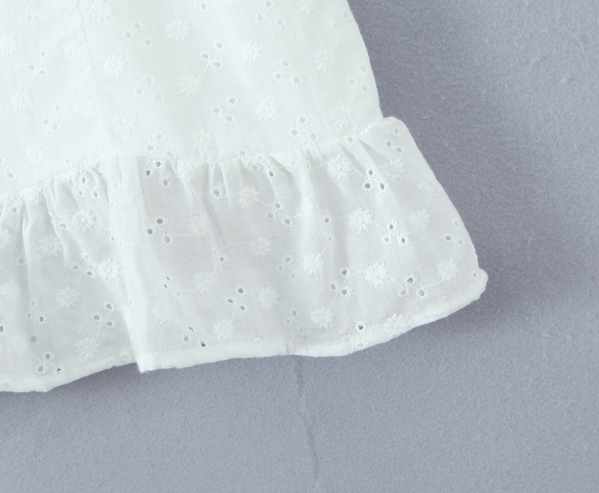 Bow decoration lace edge camisole dress