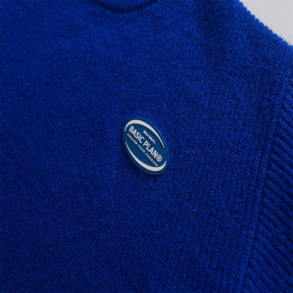 Color Block Japanese Workwear Oversized Sweater