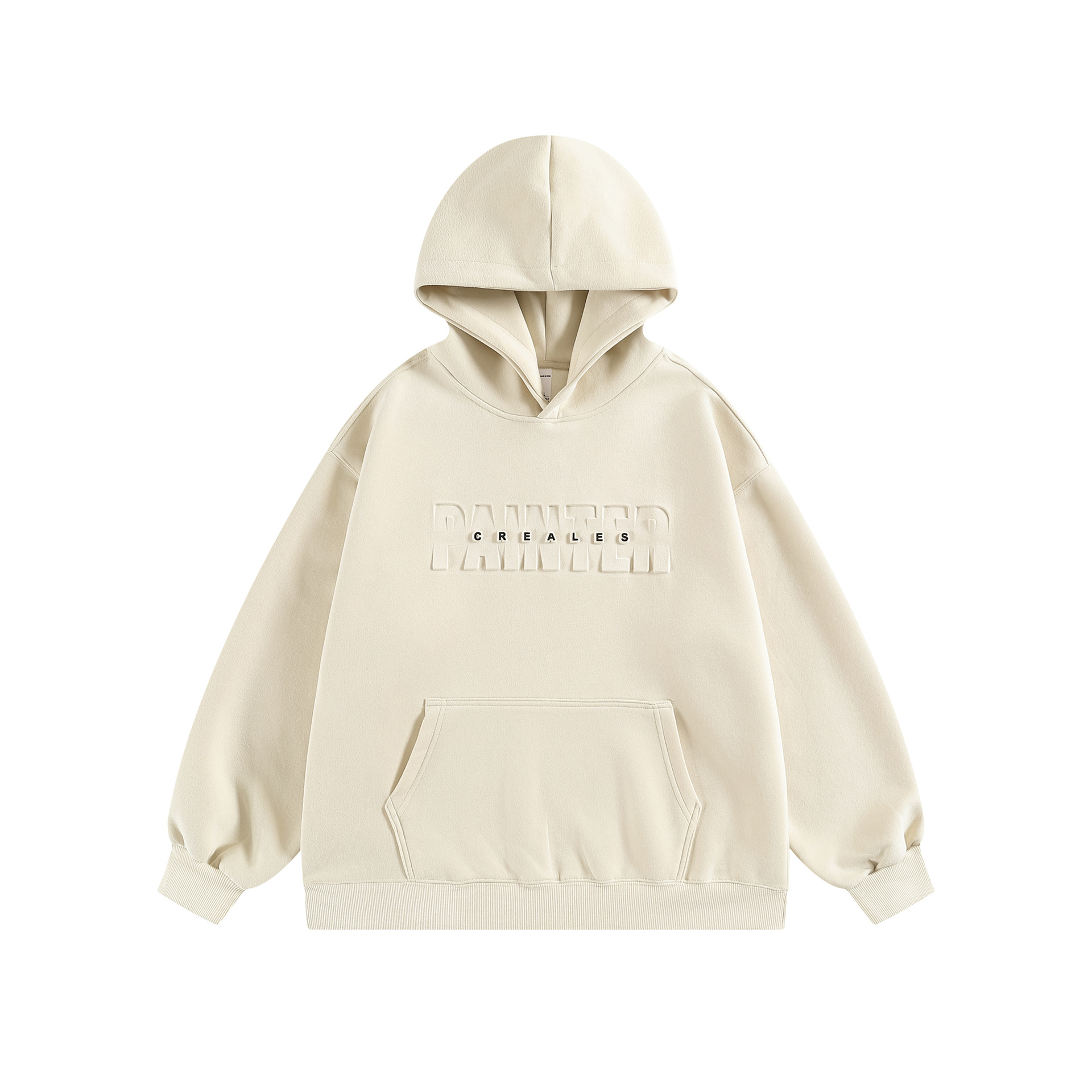 American Oversized Solid Cotton Hoodie Sweatshirt