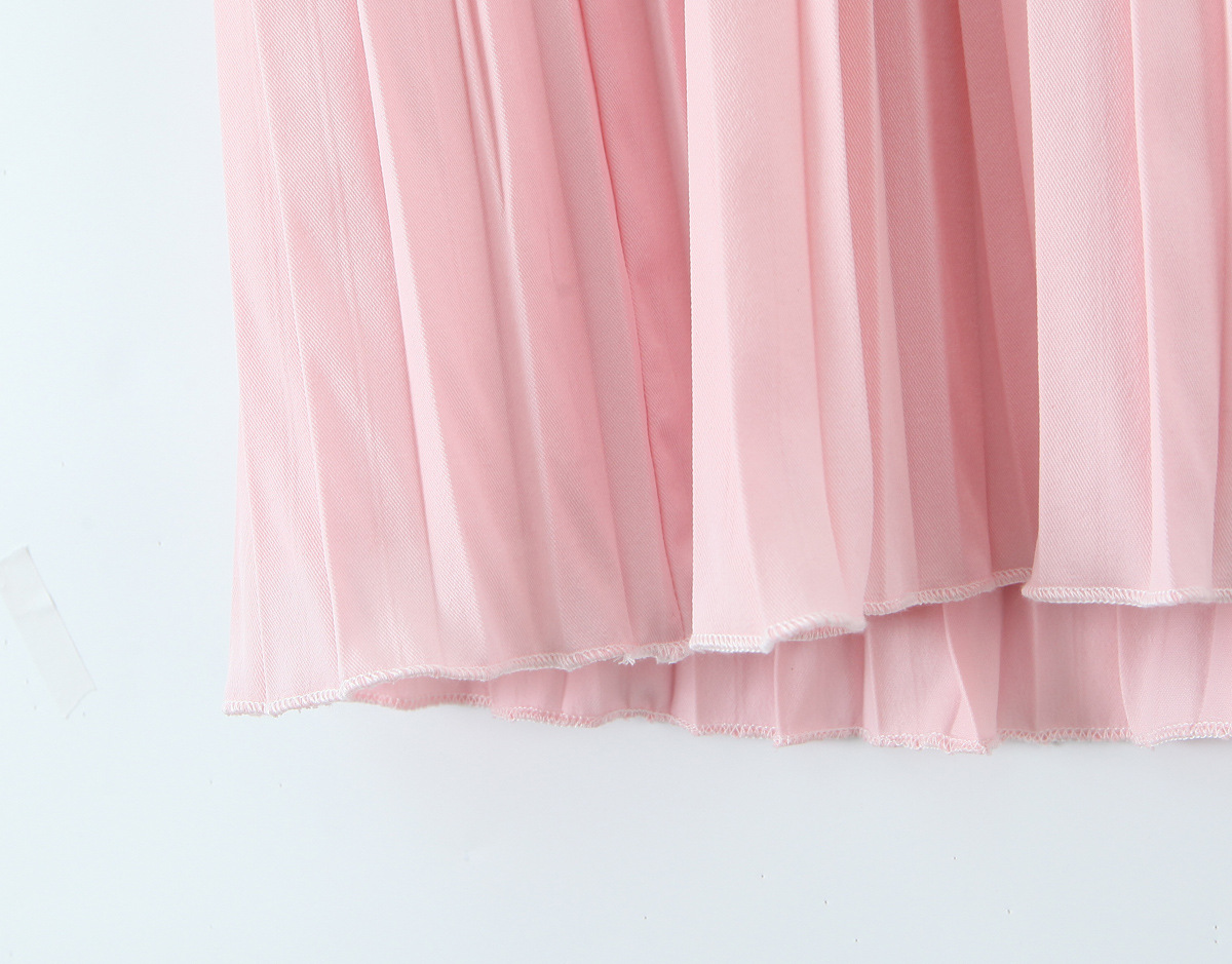 Solid One-Shoulder Sleeveless High-Waist Midi Dress