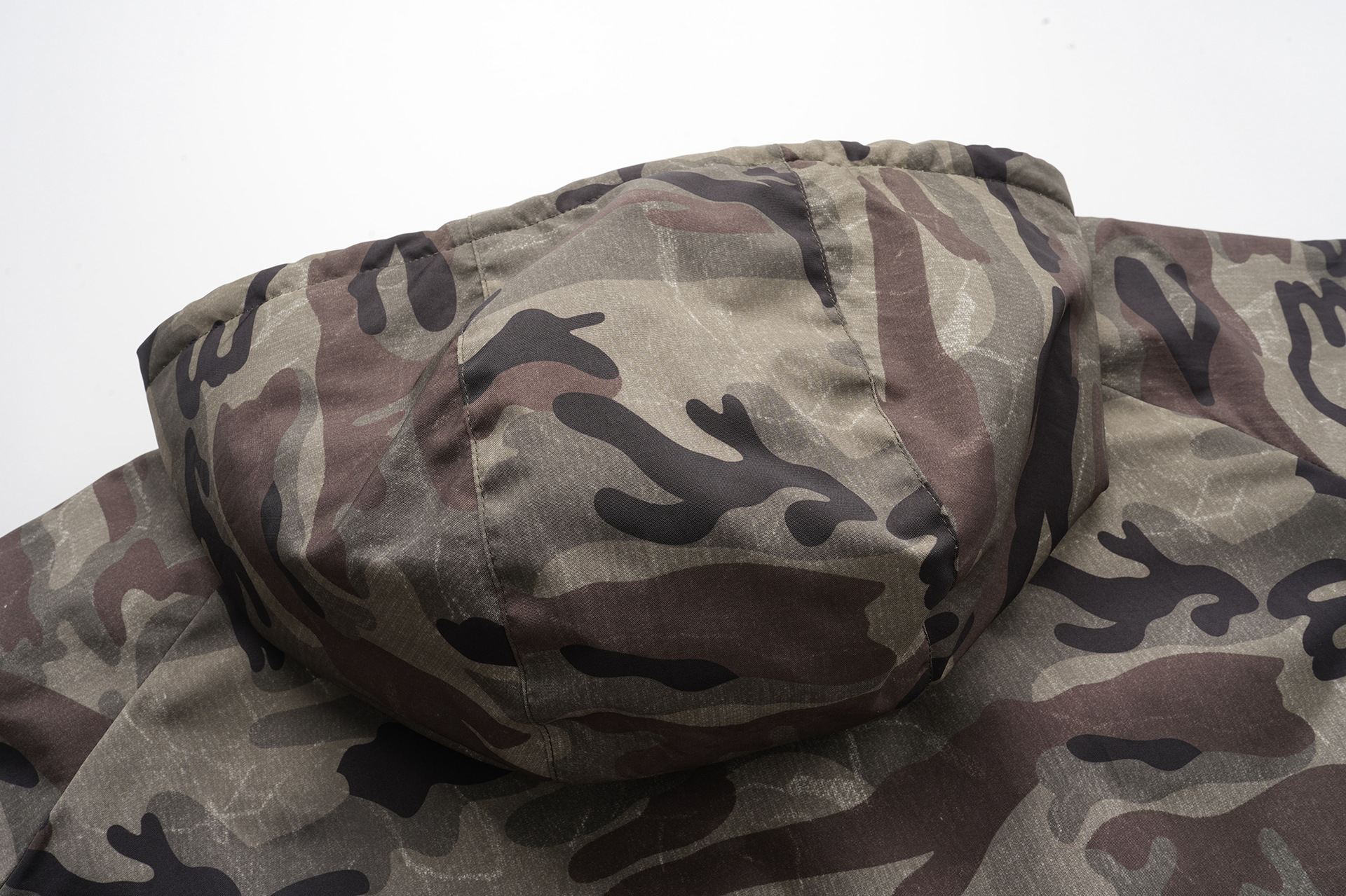 Utility Camo Double-Sided Oversized Hoodie