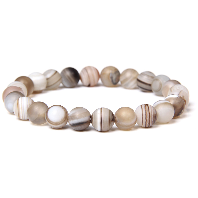 Natural Healing Energy Polished 8 mm Bracelet FD4114FD4115FD4116FD4117