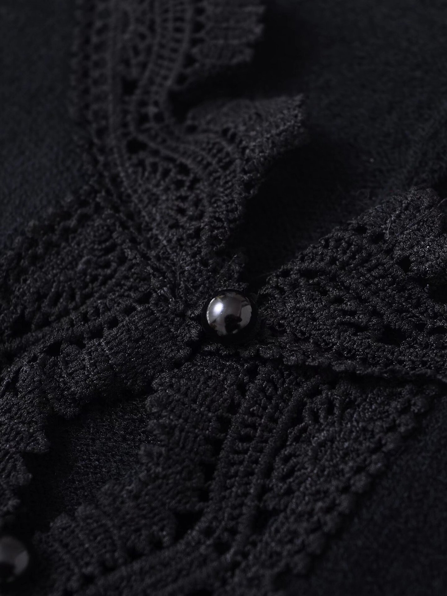 Regular Fit Loose Sleeve Solid Color Button-Front Cardigan
