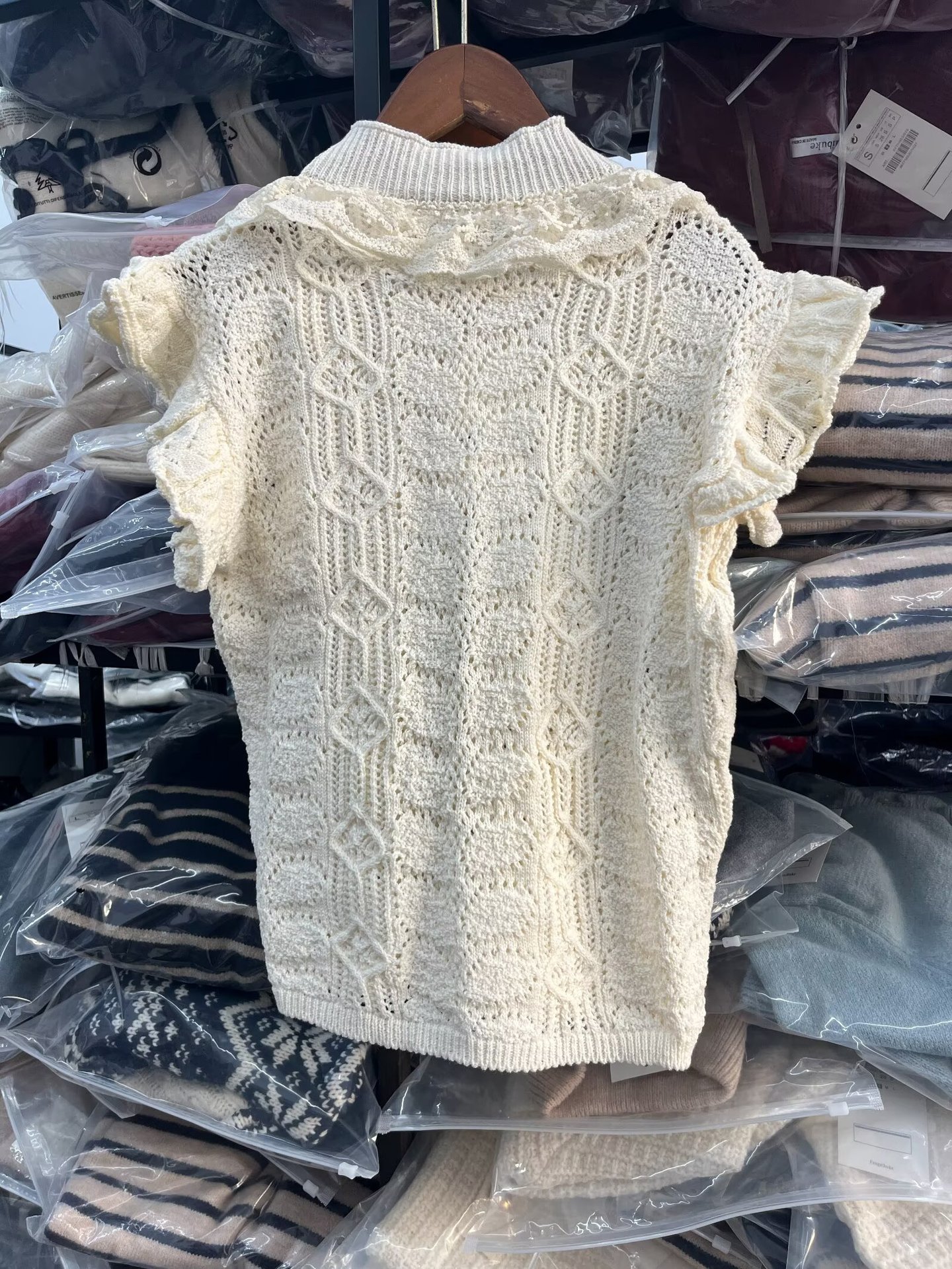 Mock Neck Solid Sweater Vest