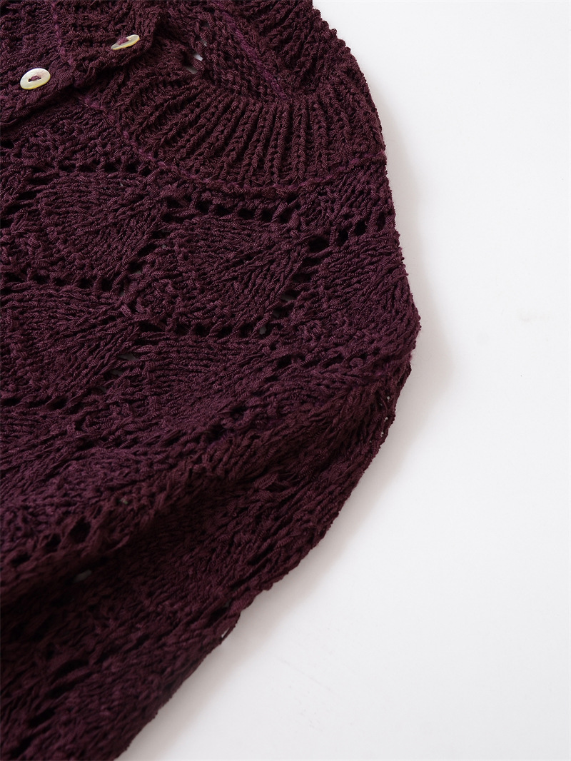 Style Round Neck Pullover Women's Unique Design Knit Sweater