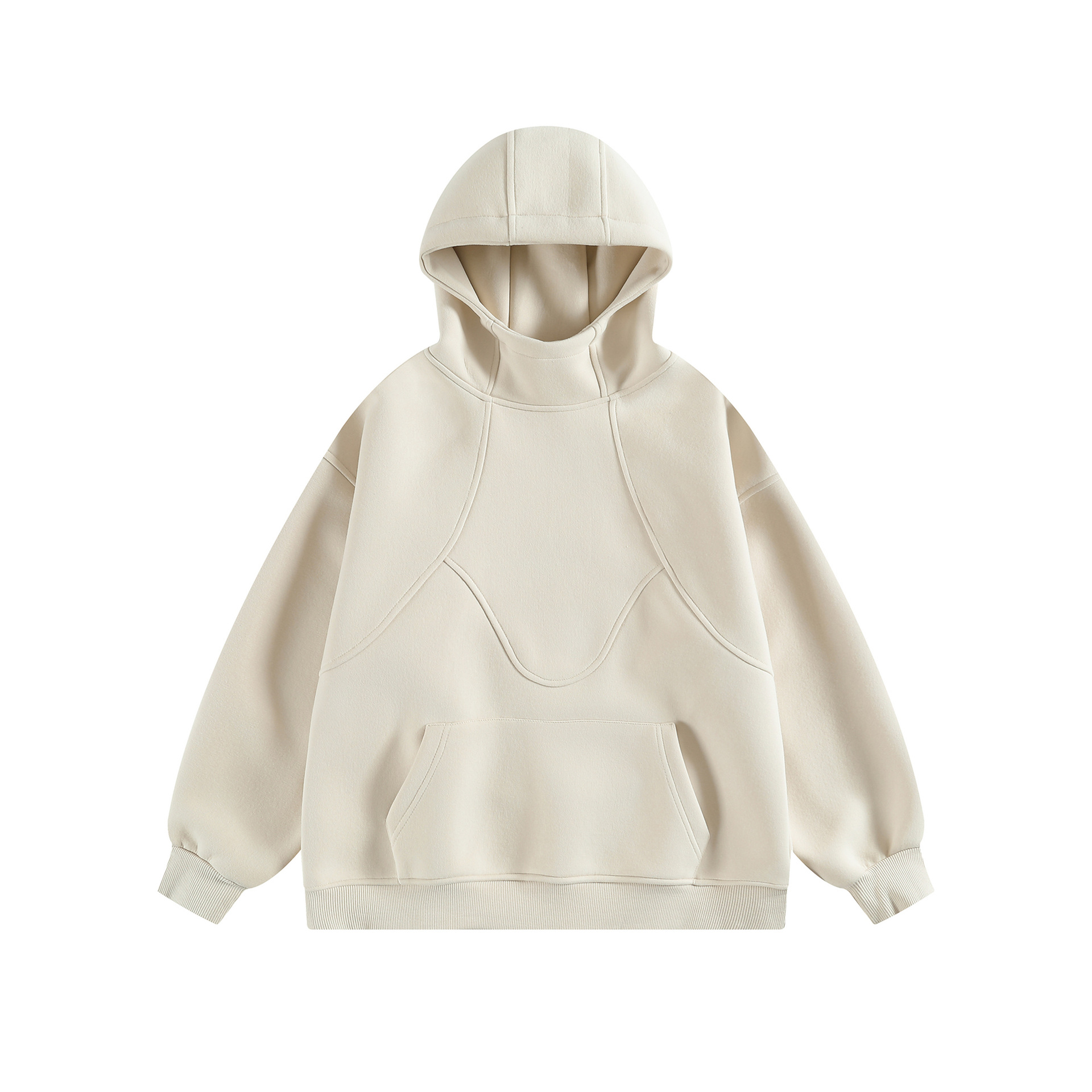Streetwear Oversized Long Sleeve Cotton Hoodie