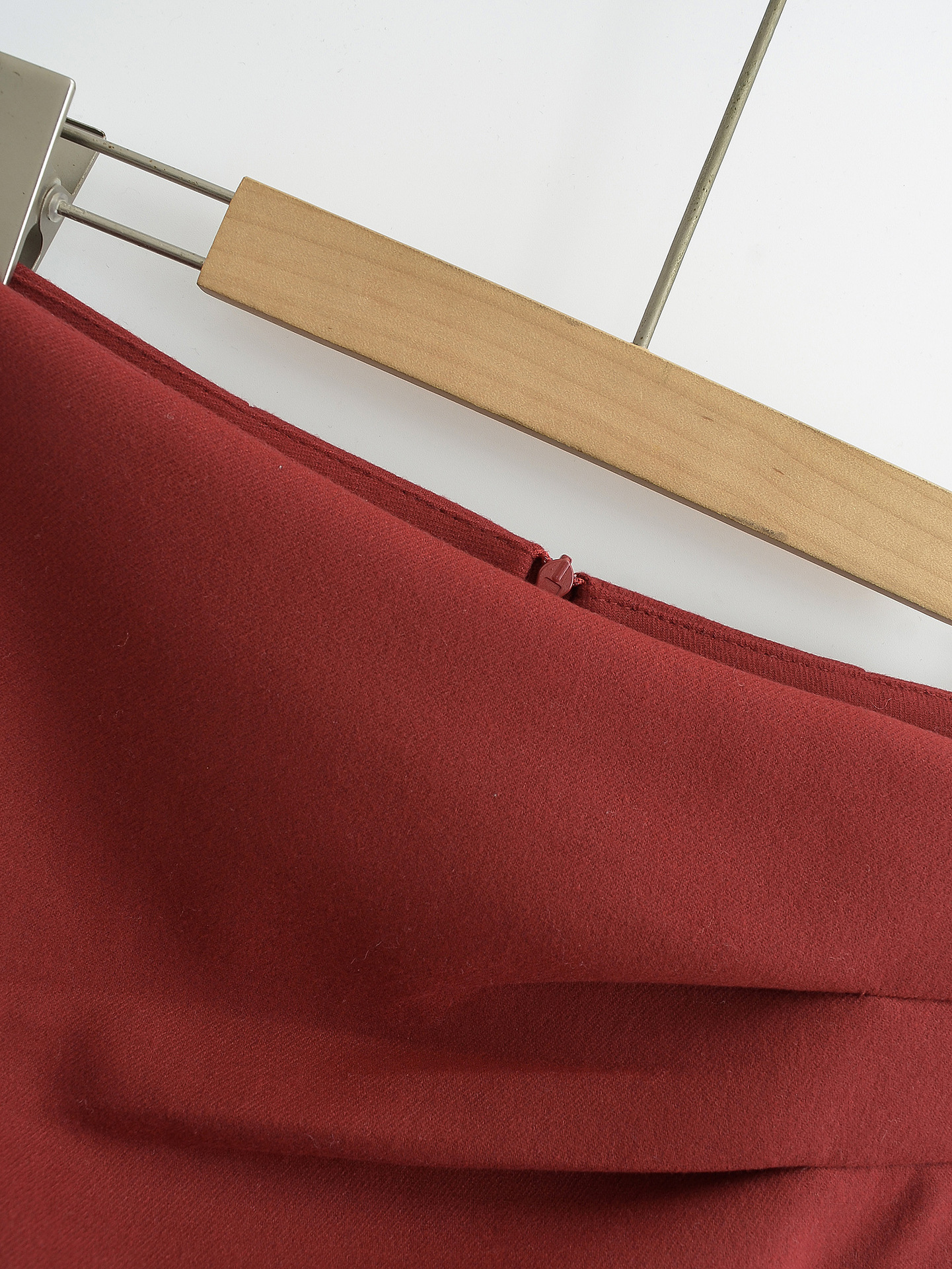 Asymmetrical Unprinted Cotton Blend Streetwear Skirt
