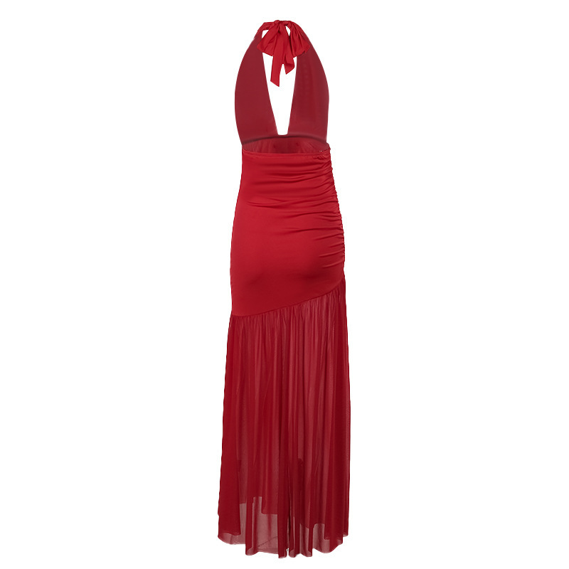 Contour Halter Dress