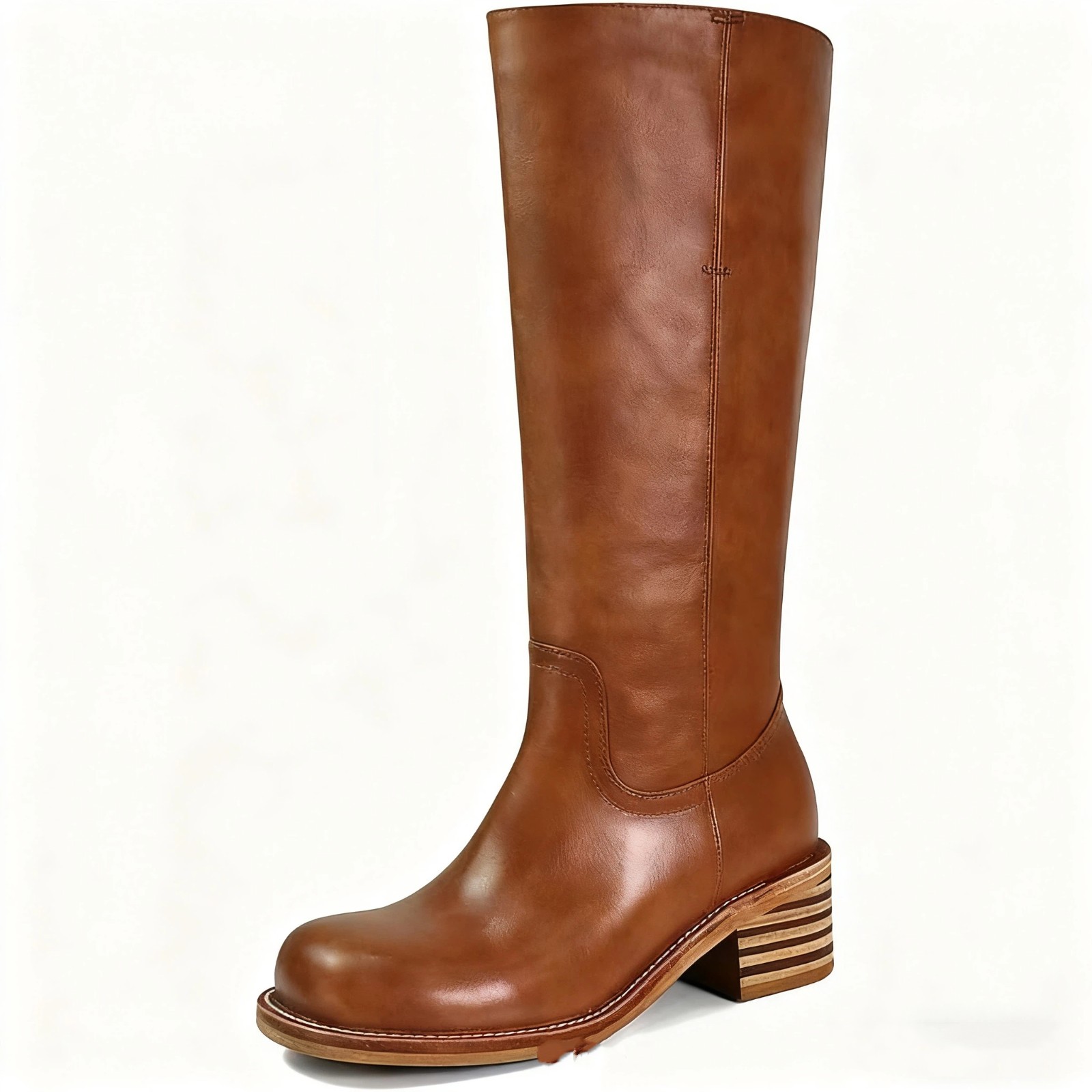 Long boots retro women's campus western cowboy boots